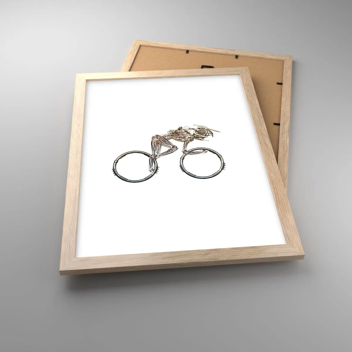 Affiche dans un chêne clair - Poster - Machine exceptionnelle - 30x40 cm