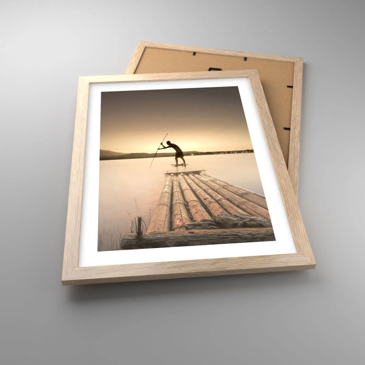 Plakat w ramie jasny dąb - Przed spoczynkiem - 30x40 cm