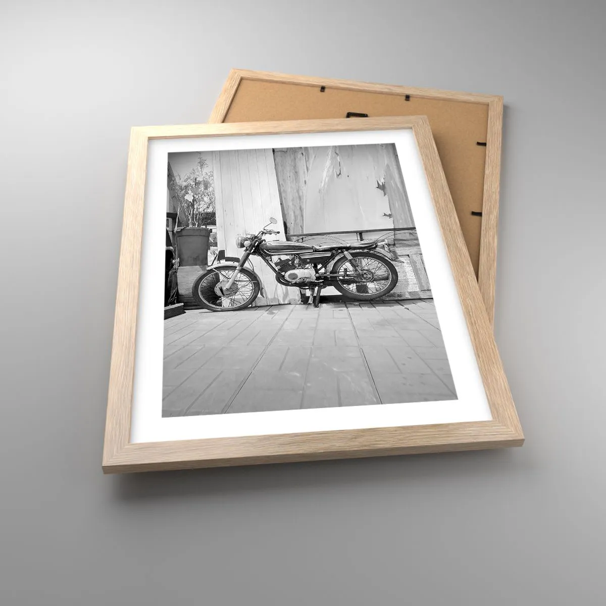 Plakat w ramie jasny dąb - Klasyka ponad wszystko - 30x40 cm