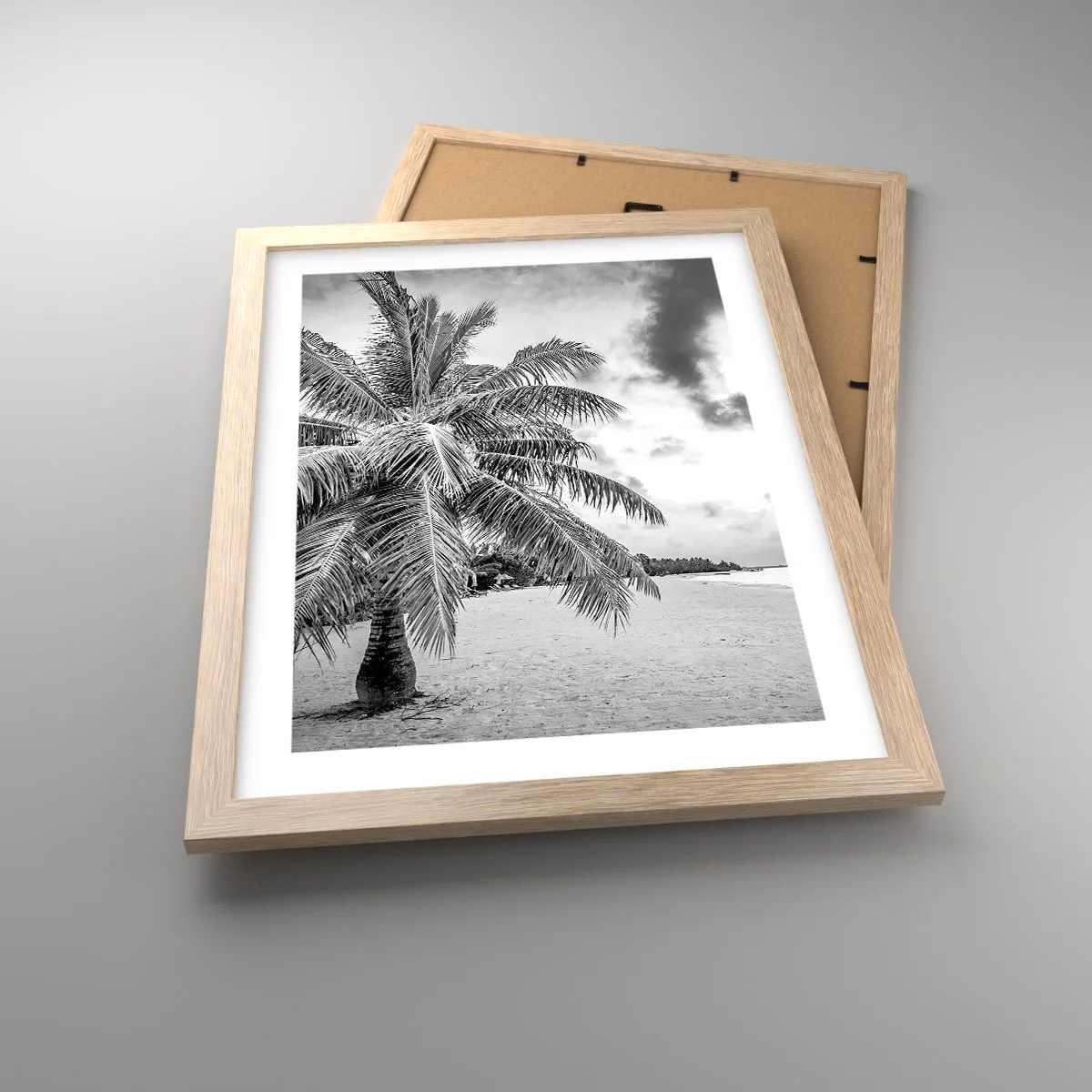 Affisch i ram av ljusek - När du längtar efter ensamheten... - 30x40 cm