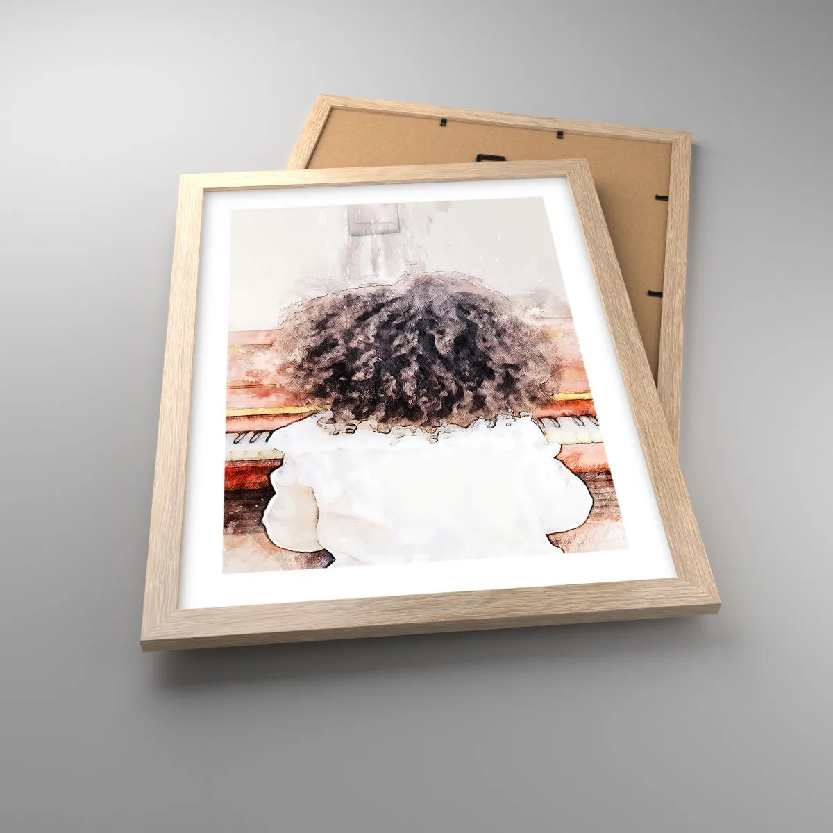 Plakat w ramie jasny dąb - W nowym świecie - 30x40 cm