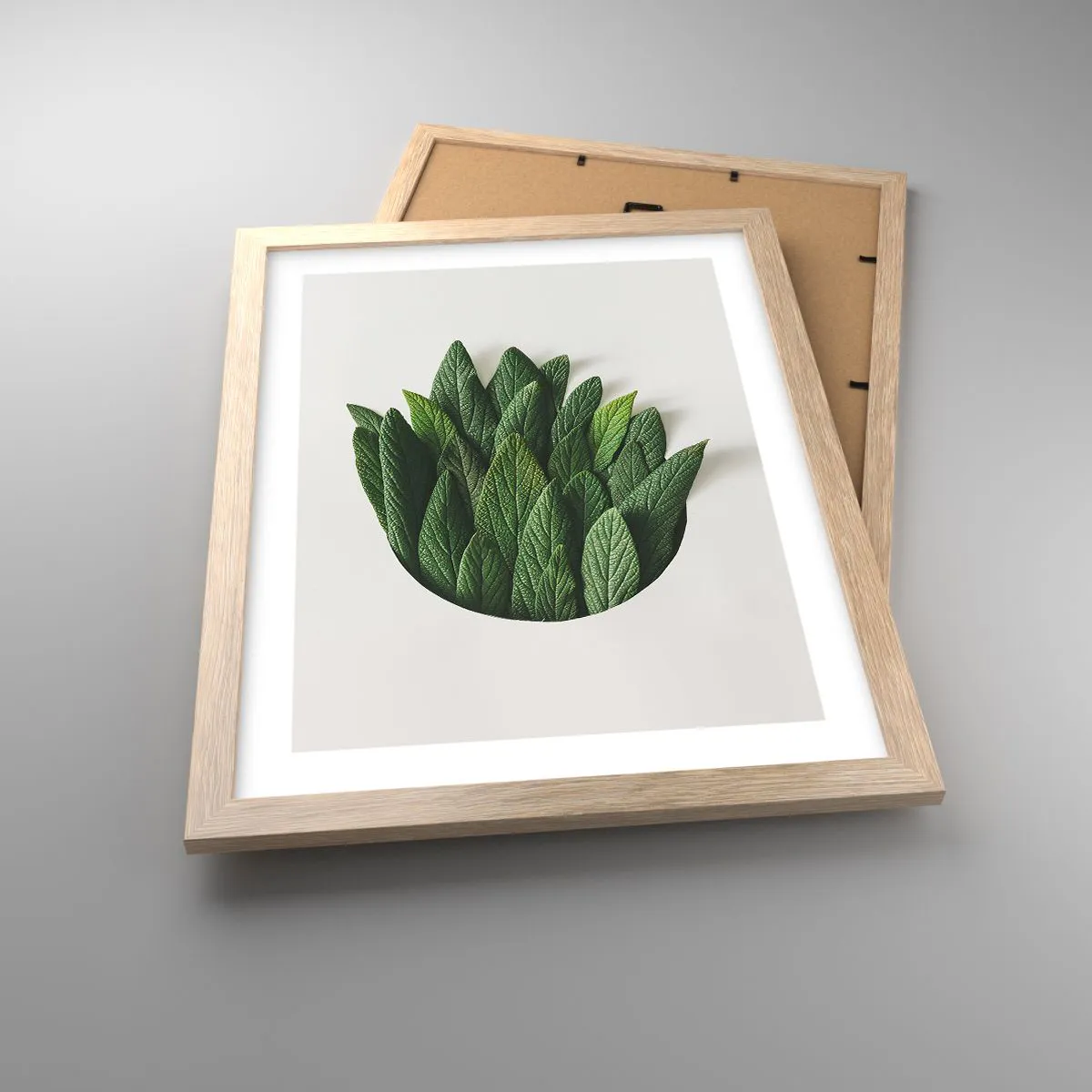 Plakat w ramie jasny dąb - Nieposkromiona ciekawość - 30x40 cm