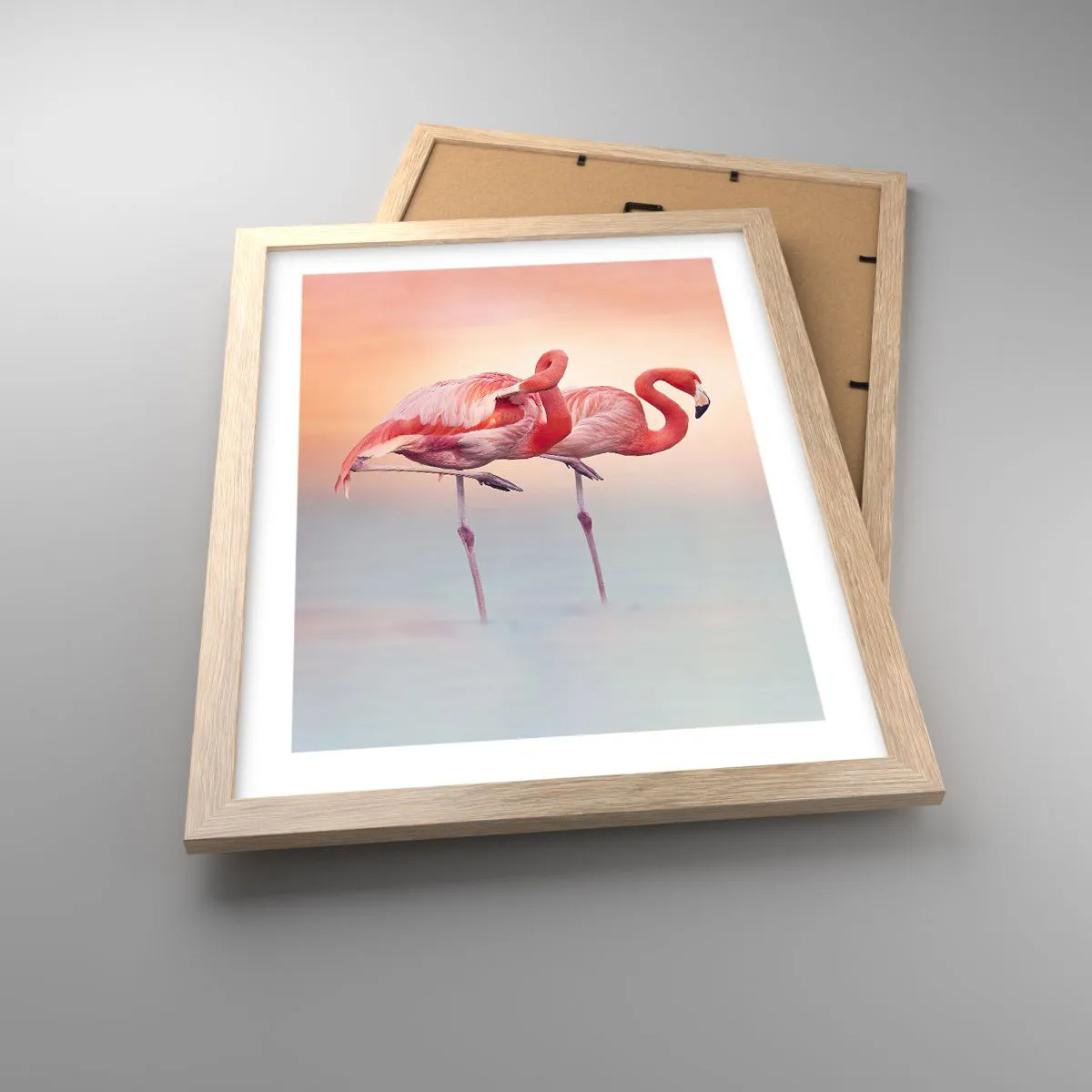 Poster in light oak frame - In the Colour Of Sunset - 30x40 cm