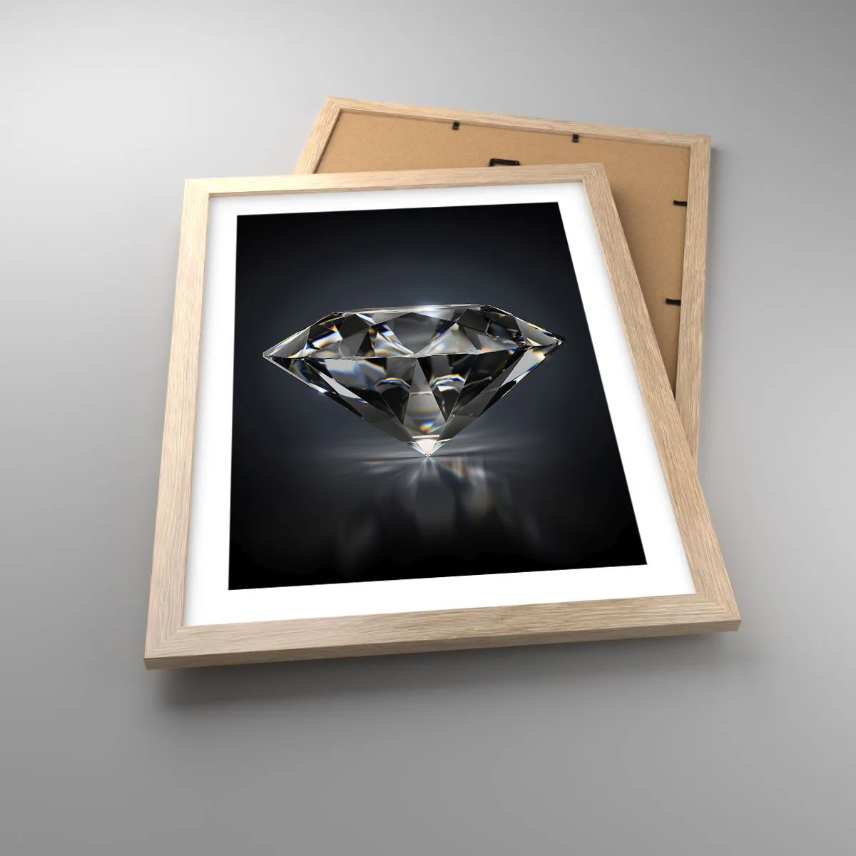 Plakát v rámu světlý dub - Best girls friend - 30x40 cm