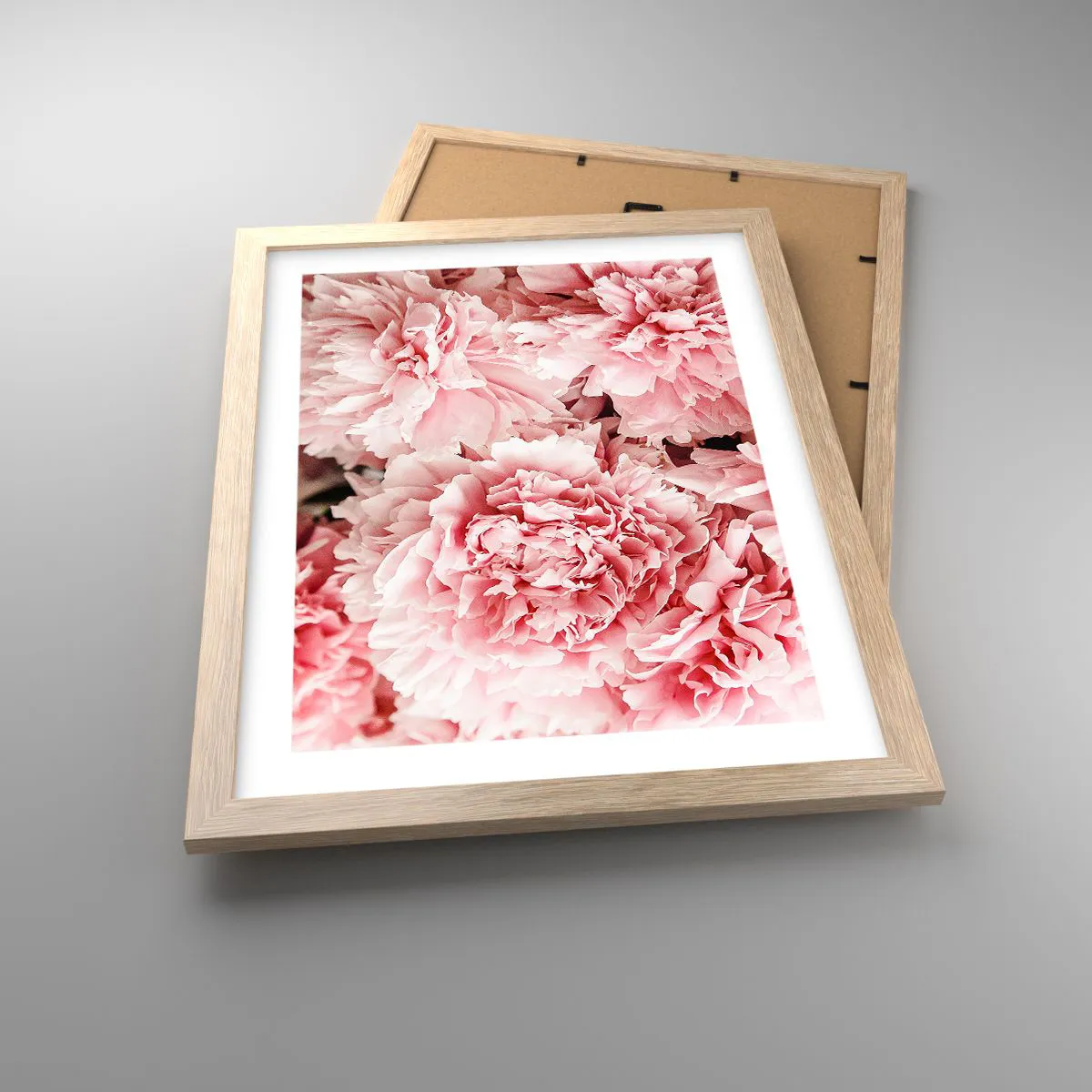Poster in light oak frame - Pink Dreams - 30x40 cm