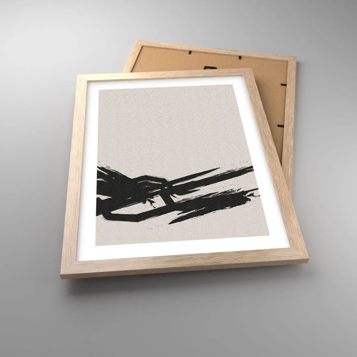 Affiche dans un chêne clair - Poster - Ruée imparable - 30x40 cm