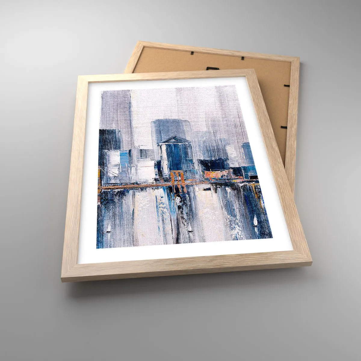 Poster in light oak frame - New York Impression - 30x40 cm