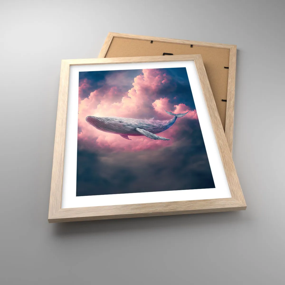 Plakát v rámu světlý dub - Otři si oči - 30x40 cm