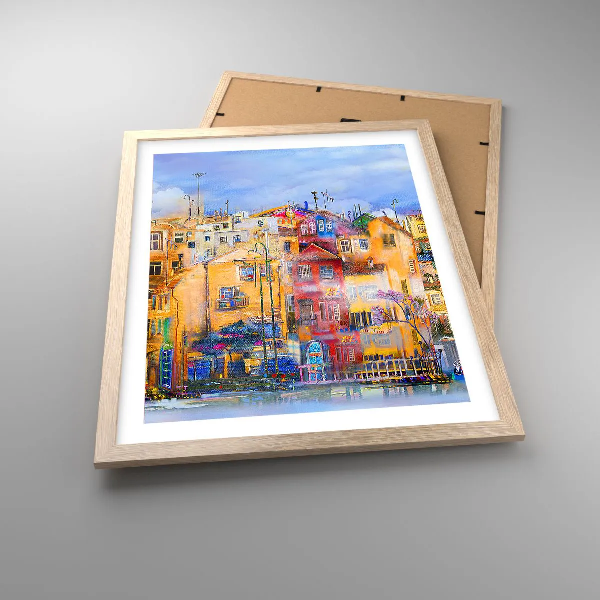 Een poster in een licht eiken lijst - Wij zijn samen - 40x50 cm