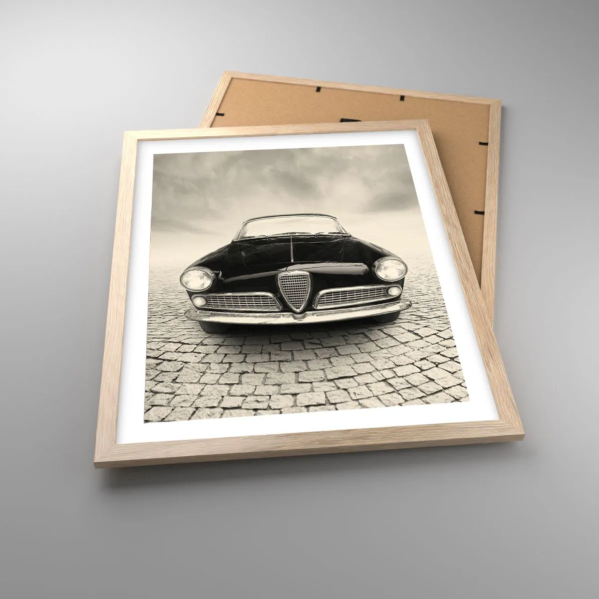 Poster in light oak frame - How Can You not Love Me? - 40x50 cm