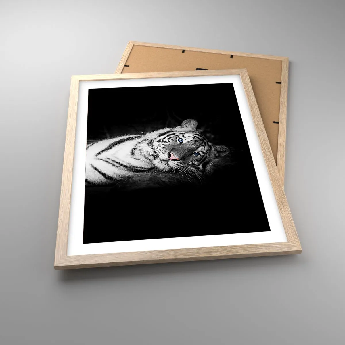 Poster in light oak frame - Wilderness and Calm - 40x50 cm