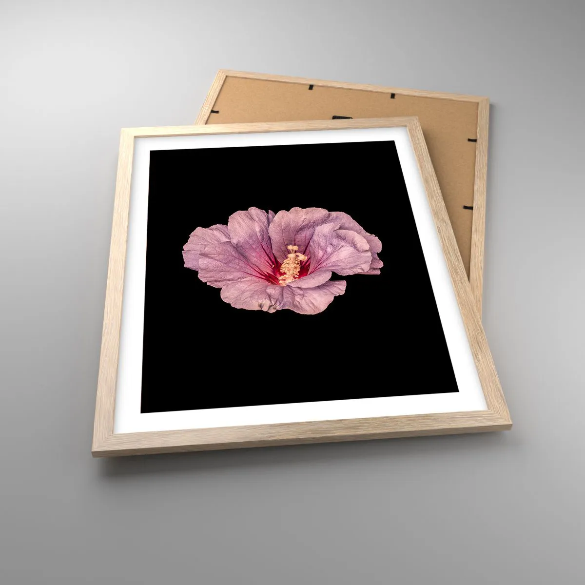 Poster în ramă de stejar deschis - Direct la inimă - 40x50 cm