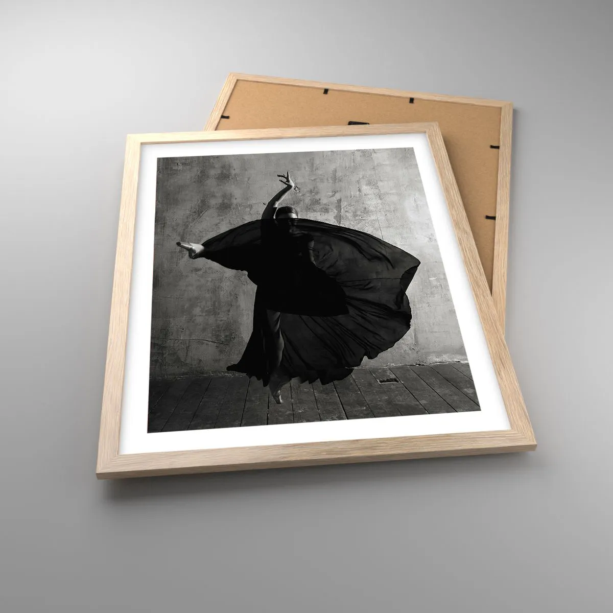 Poster in light oak frame - Full of Passion - 40x50 cm