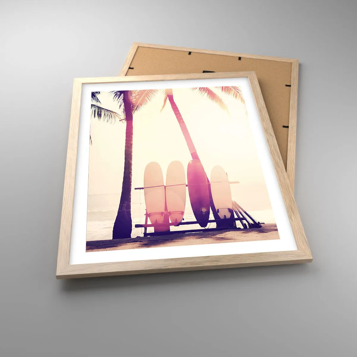 Affisch i ram av ljusek - Det blir en underbar dag - 40x50 cm