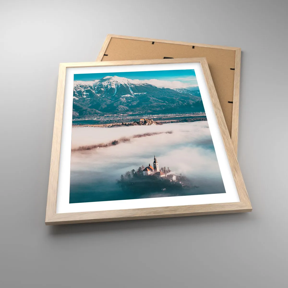 Affiche dans un chêne clair - Poster - Le début d'un conte de fées - 40x50 cm