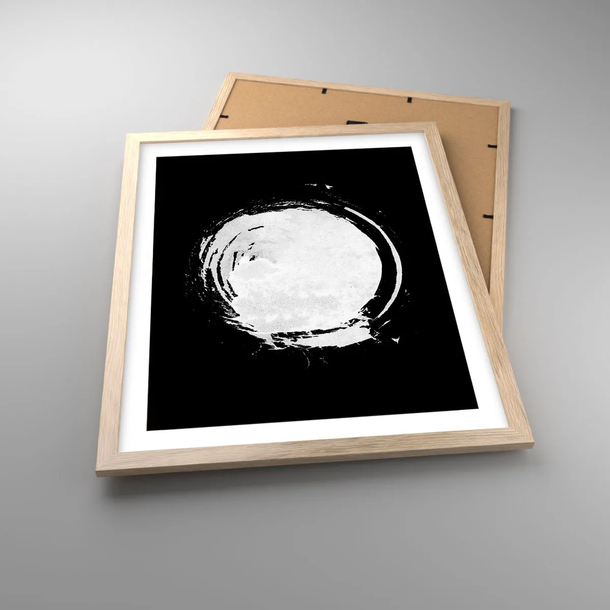 Poster in light oak frame - Good Solution - 40x50 cm