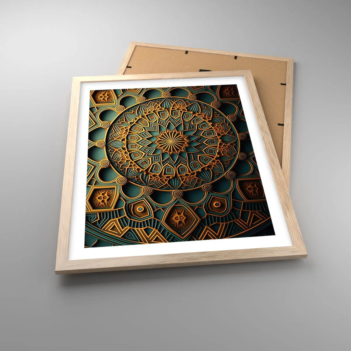 Poster in einem Rahmen aus heller Eiche - In arabischer Atmosphäre - 40x50 cm