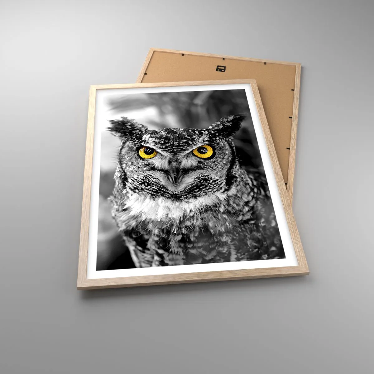 Affiche dans un chêne clair - Poster - Rien ne se cachera - 50x70 cm