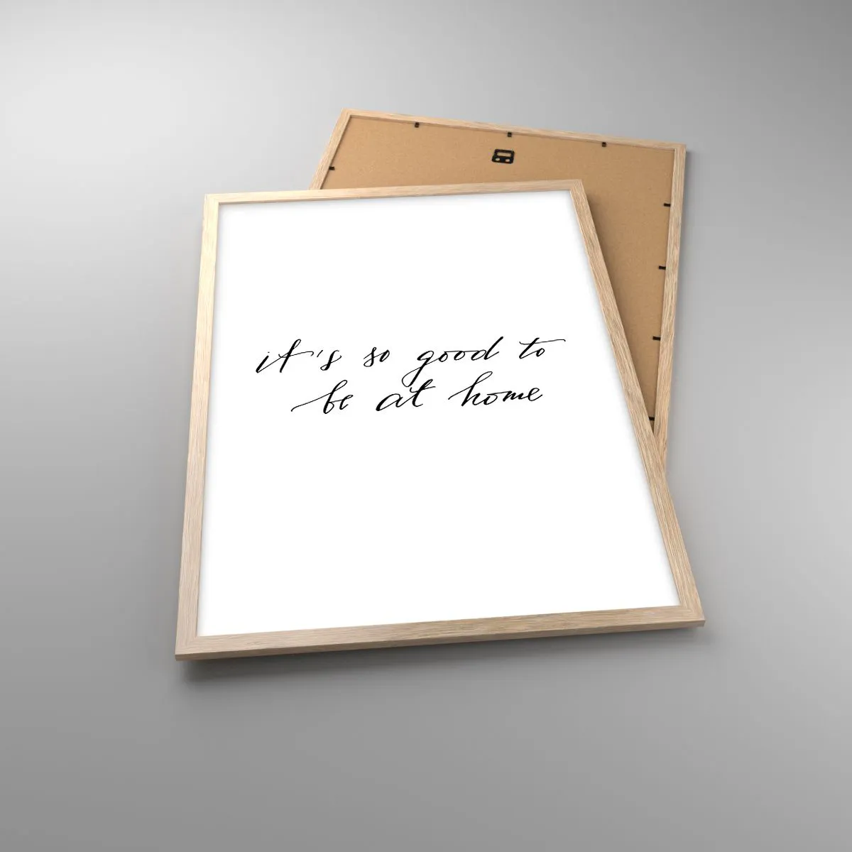 Poster in light oak frame - Whole Truth - 50x70 cm