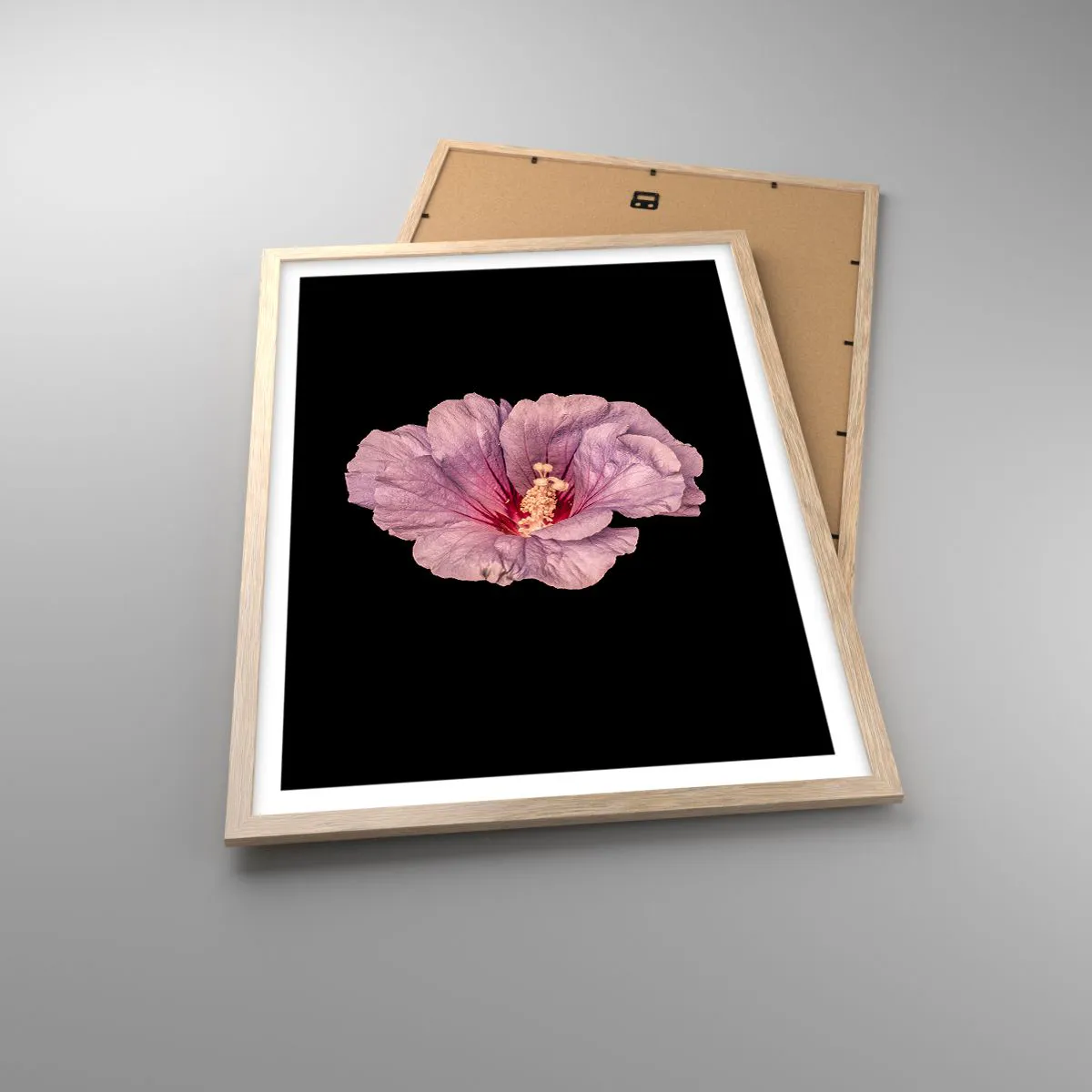 Poster în ramă de stejar deschis - Direct la inimă - 50x70 cm