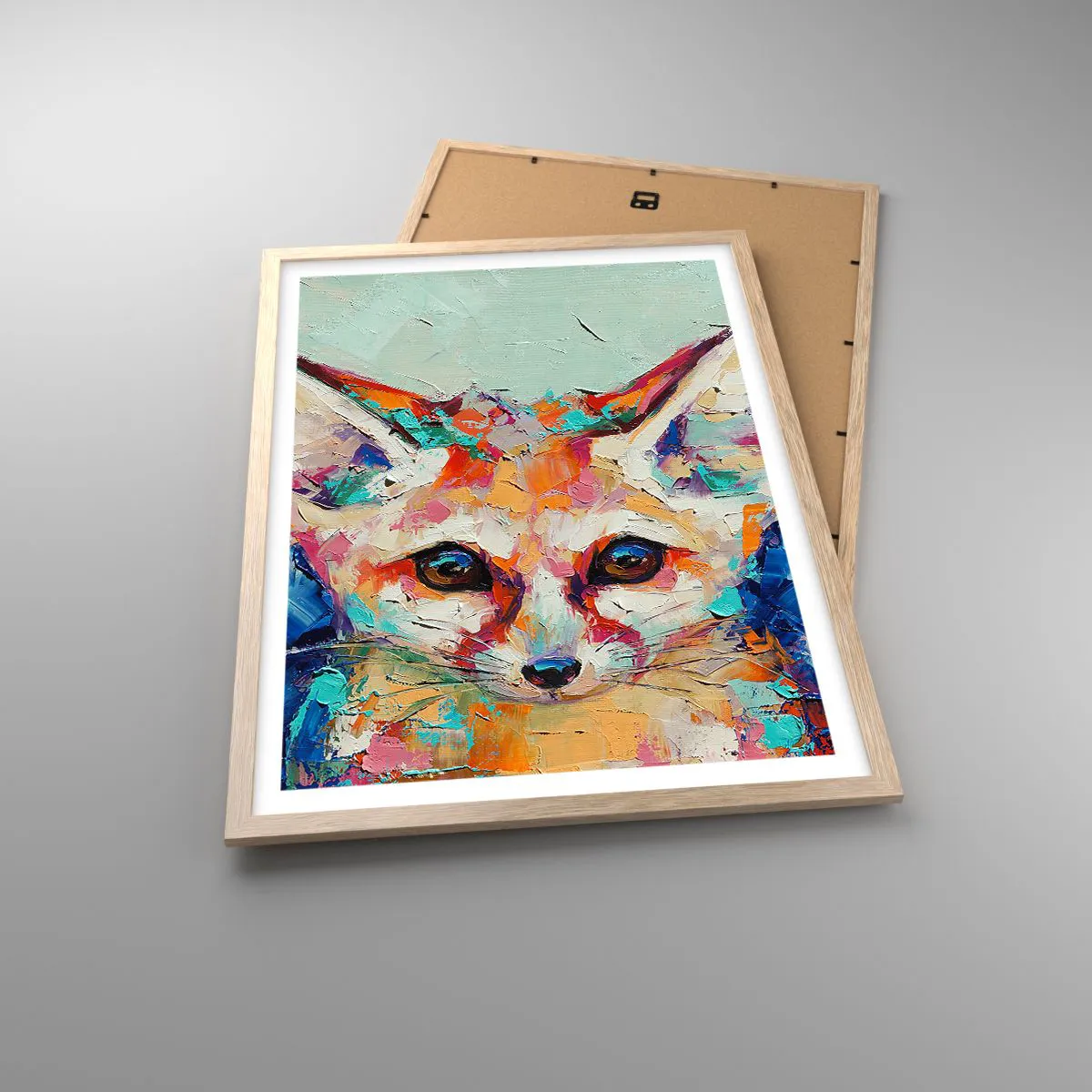 Affisch i ram av ljusek - Är ni redo för mig? - 50x70 cm