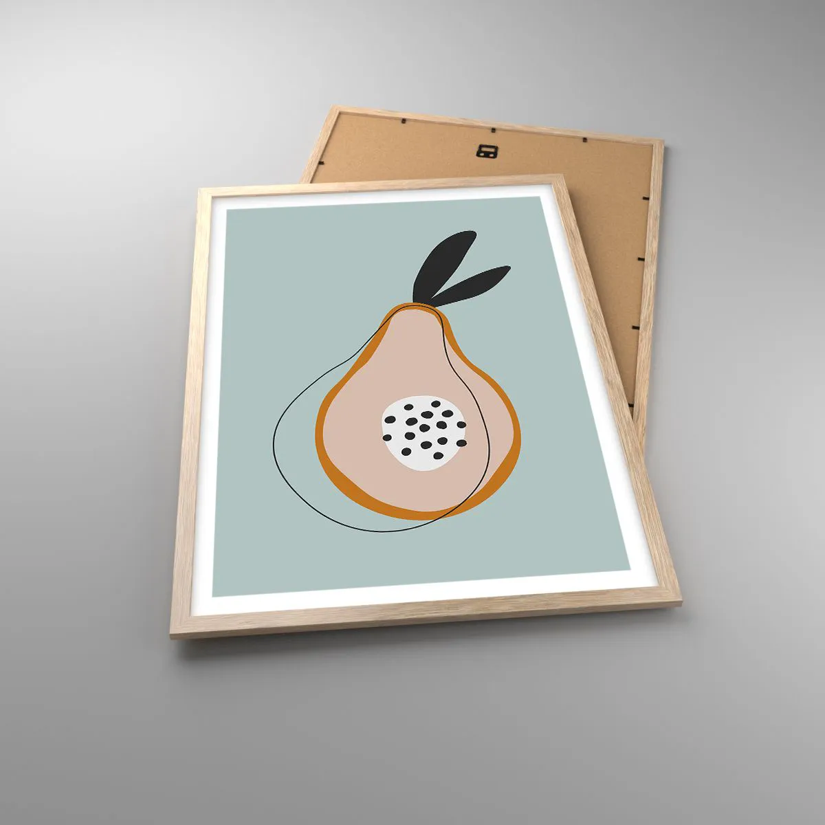 Poster în ramă de stejar deschis - Pătrunzând în natura lucrurilor - 50x70 cm