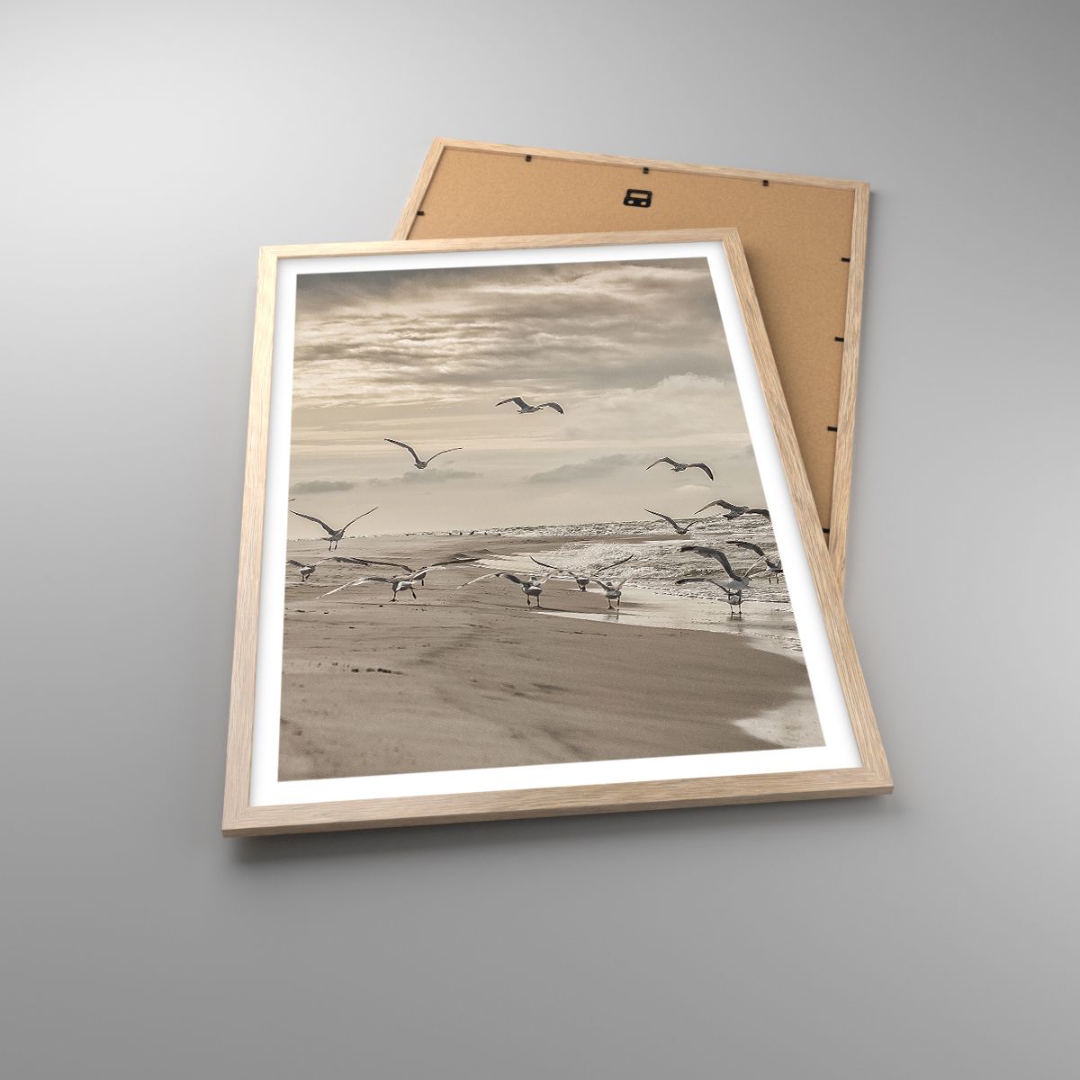 Plagát Morská Krajina, Plagát Pobrežie, Plagát More, Plagát Čajky, Plagát Príroda