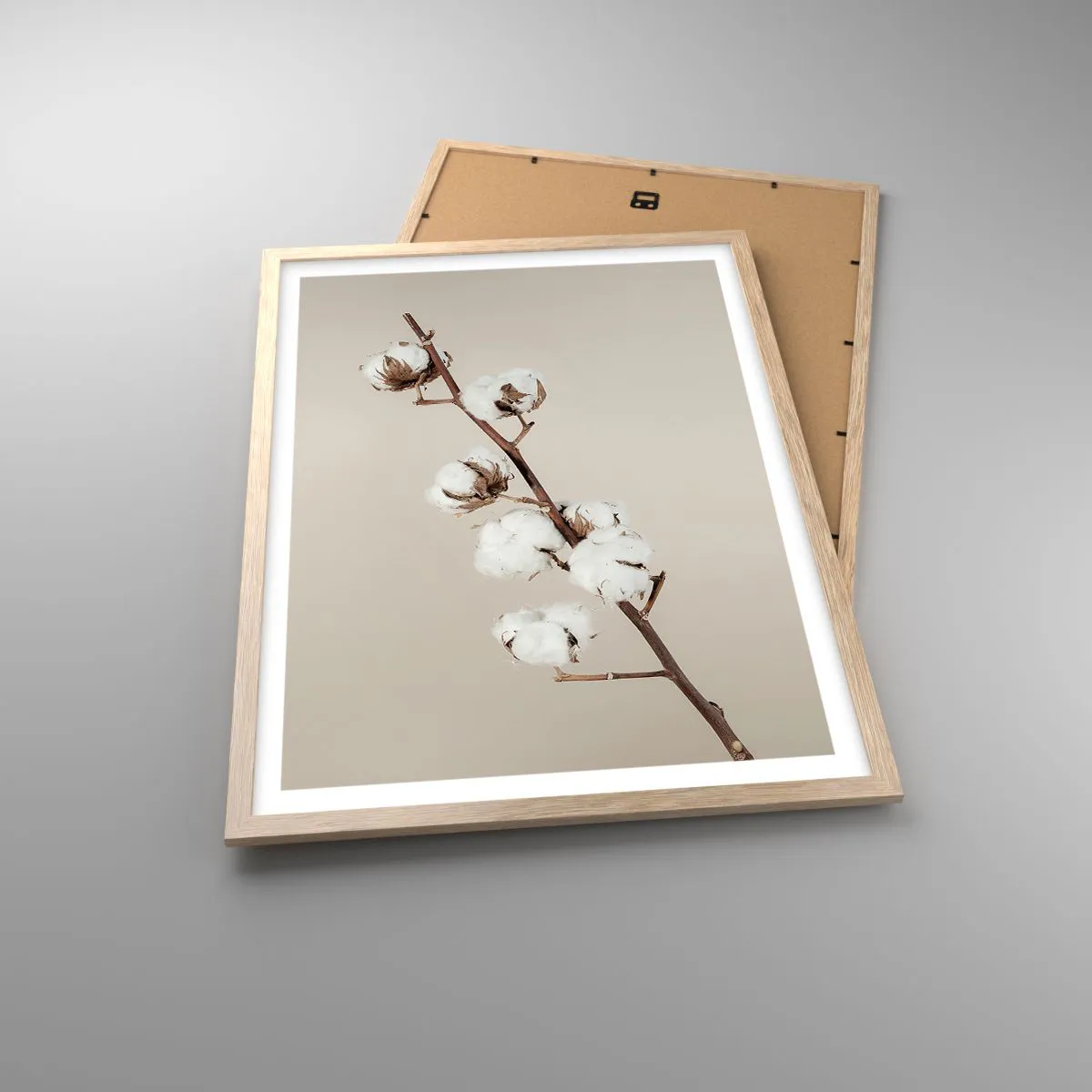 Affiche dans un chêne clair - Poster - A la source de la douceur - 50x70 cm