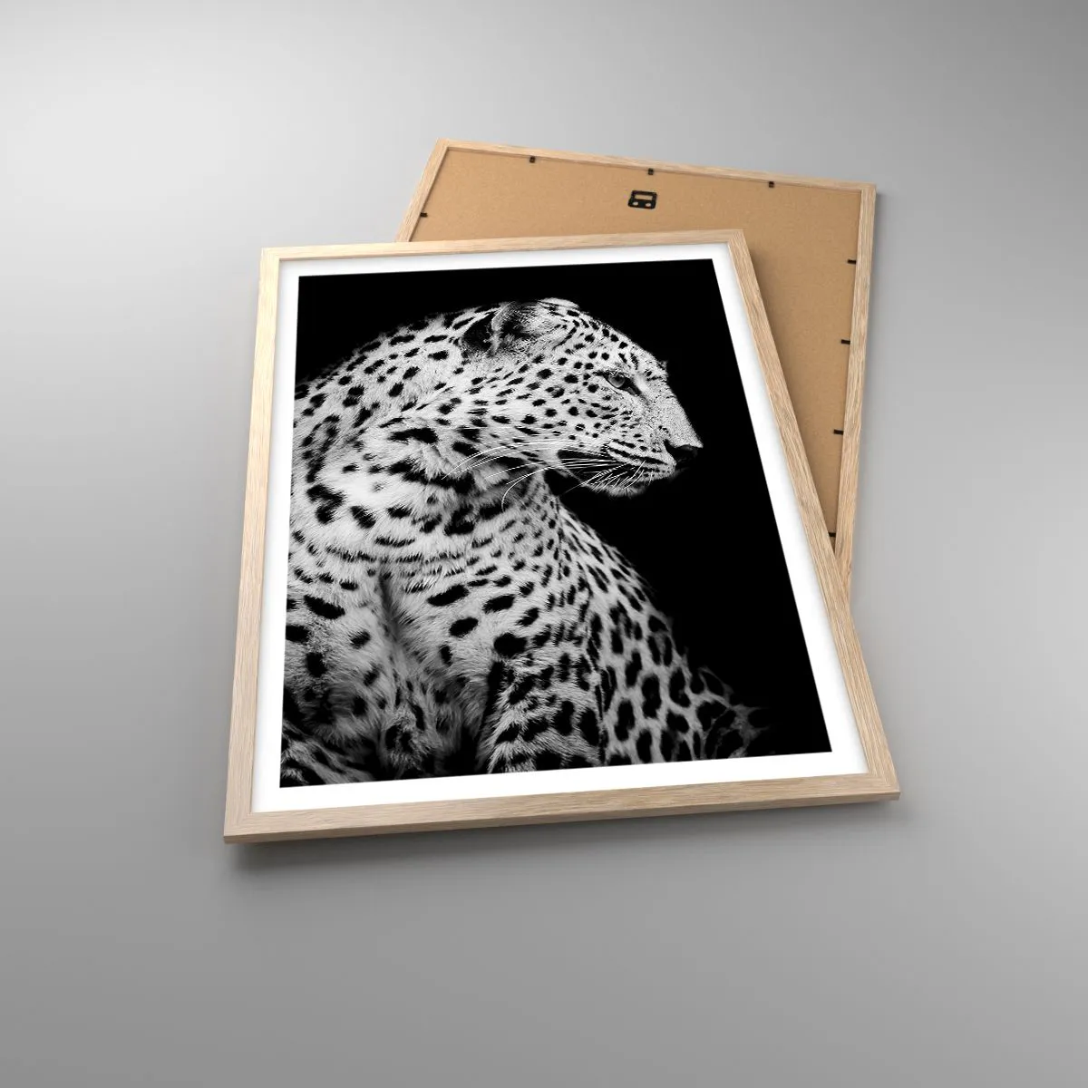 Affisch i ram av ljusek - Perfekt höger profil! - 50x70 cm