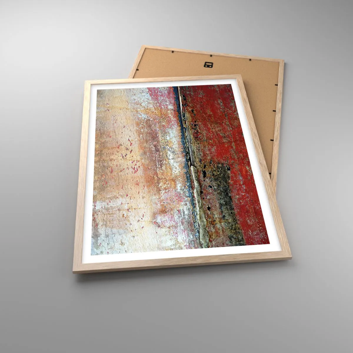 Poster în ramă de stejar deschis - Oare este marea? - 50x70 cm