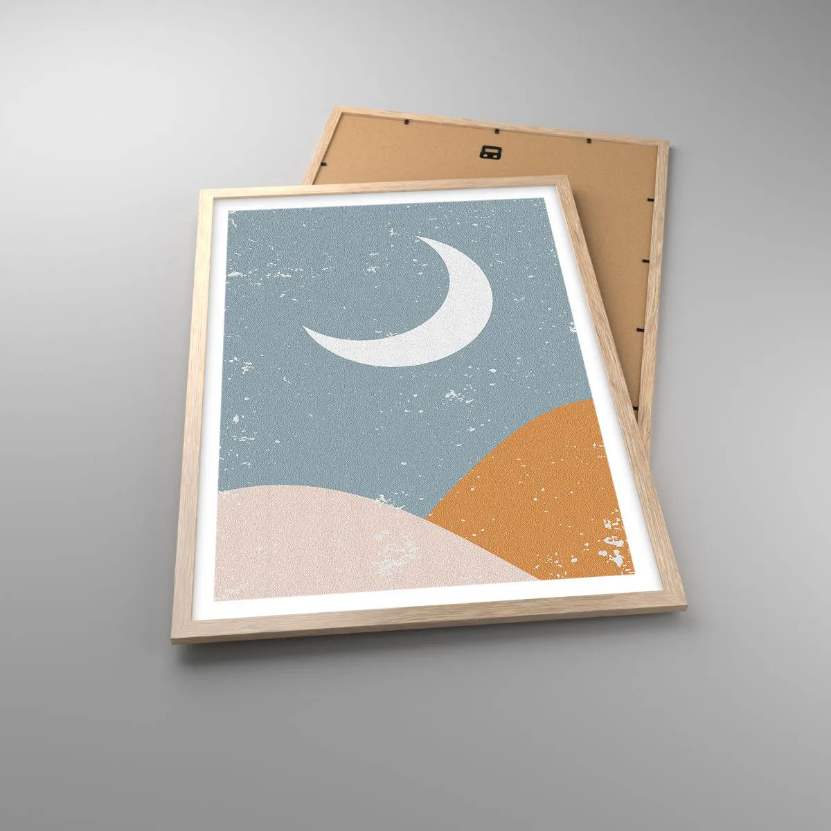 Poszter világos tölgy keretben - A sok éjszaka csodája - 50x70 cm