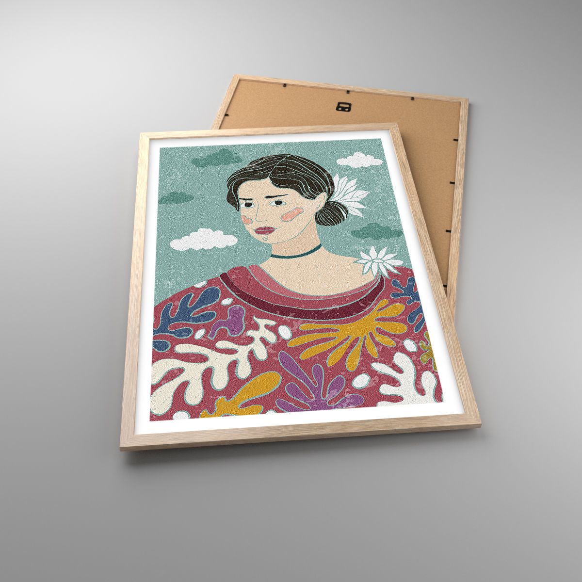Poster Porträt, Poster Frau, Poster Boho