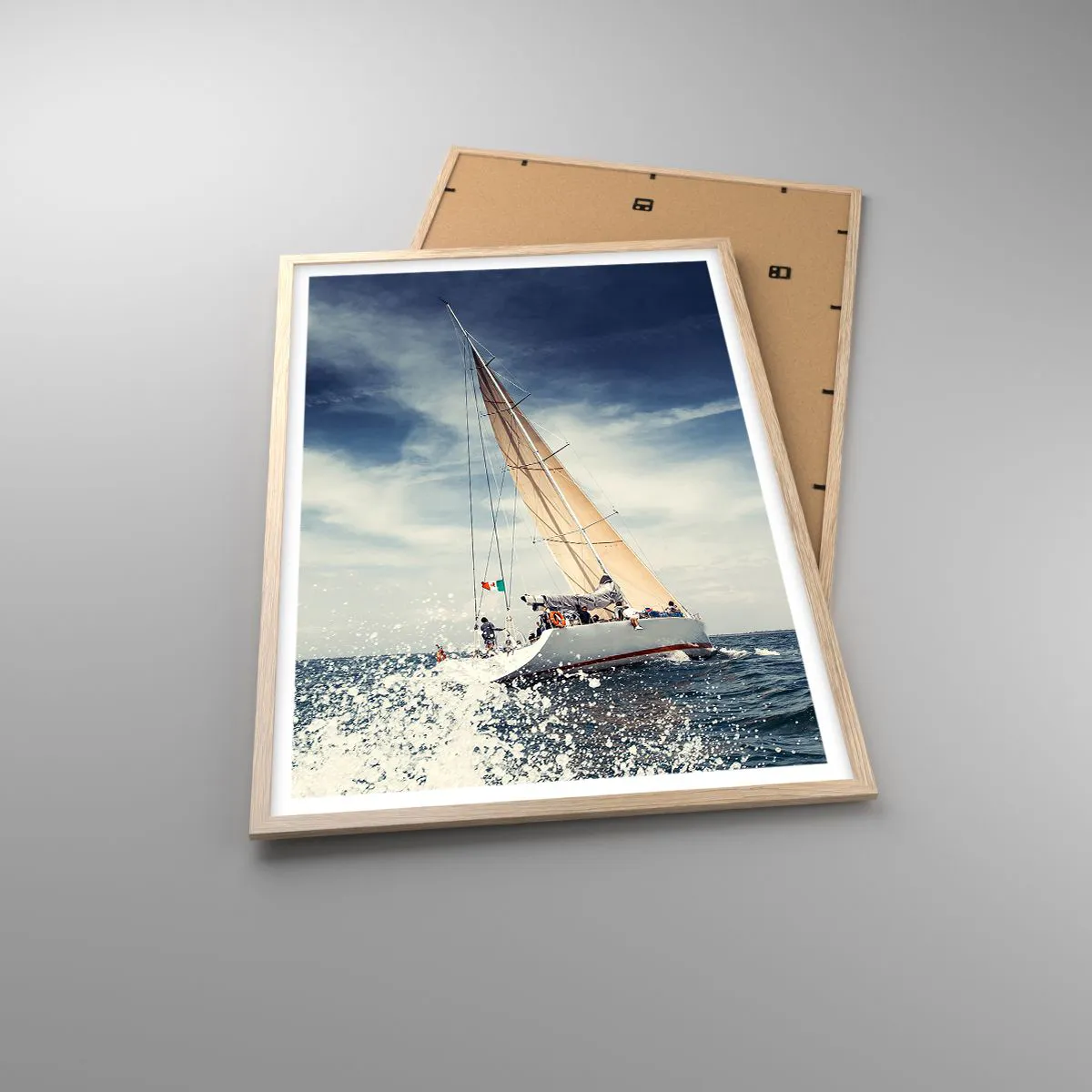 Affiche dans un chêne clair - Poster - Ils ne nous rattraperont pas ! - 61x91 cm