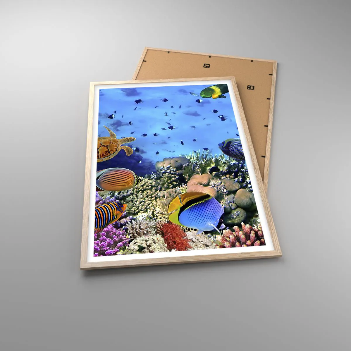 Plakat w ramie jasny dąb - I co my wiemy o życiu... - 61x91 cm