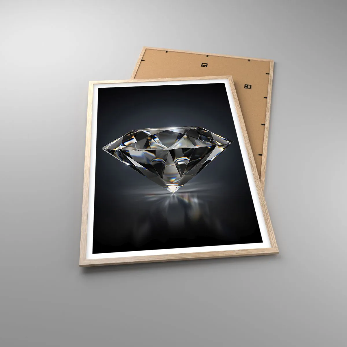 Plakát v rámu světlý dub - Best girls friend - 61x91 cm