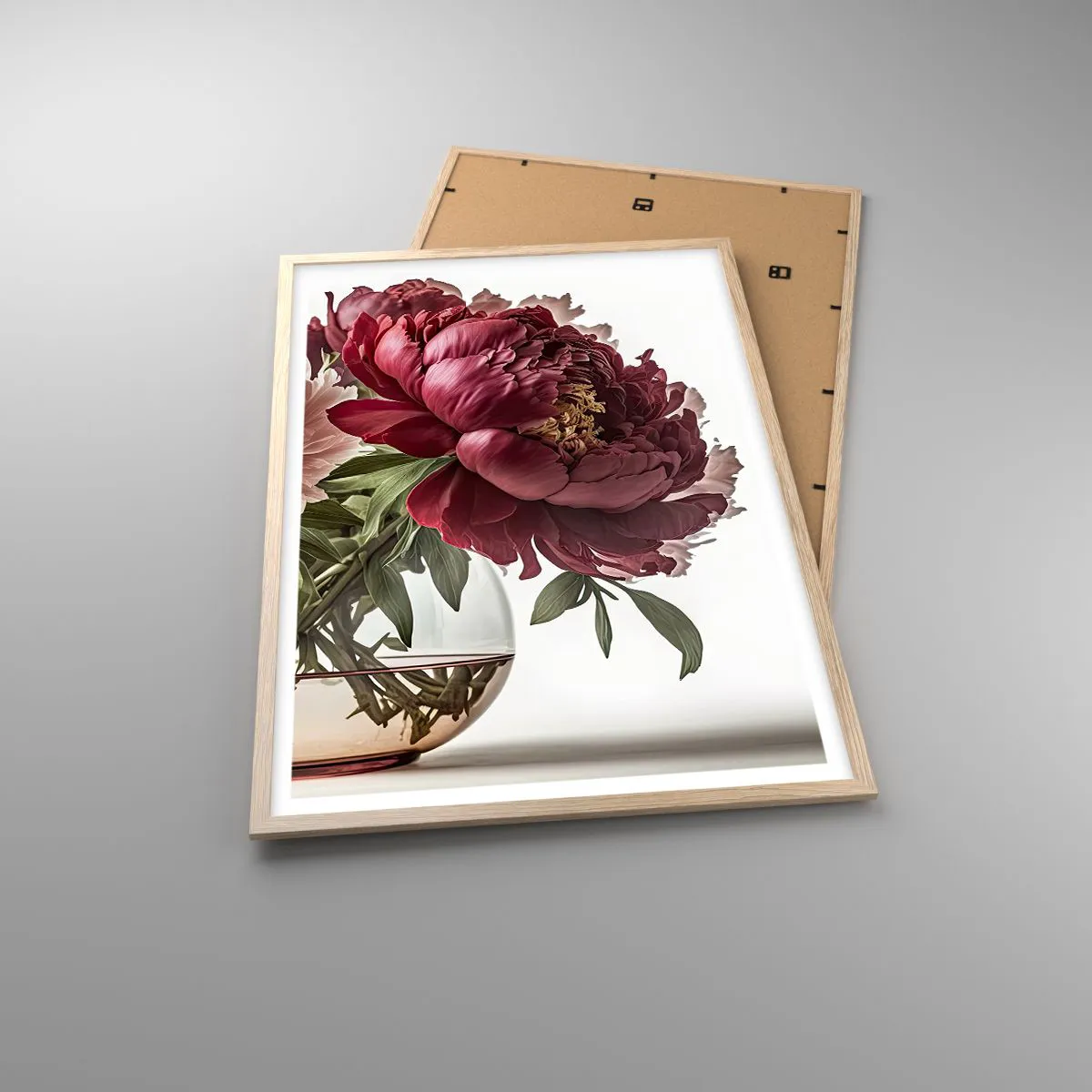 Póster en marco roble claro - En plena floración de la belleza - 61x91 cm