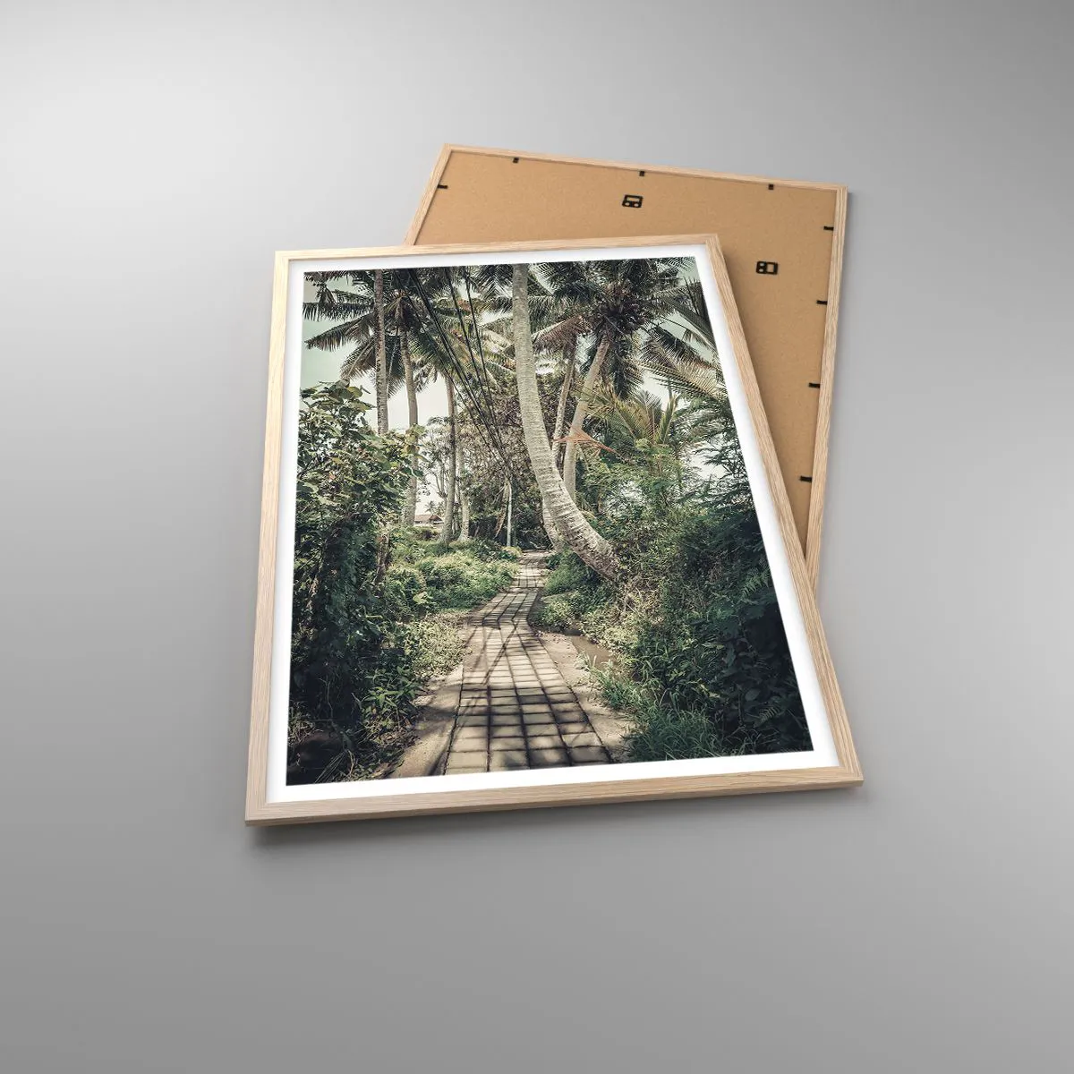 Een poster in een licht eiken lijst - Palmsteeg - 61x91 cm