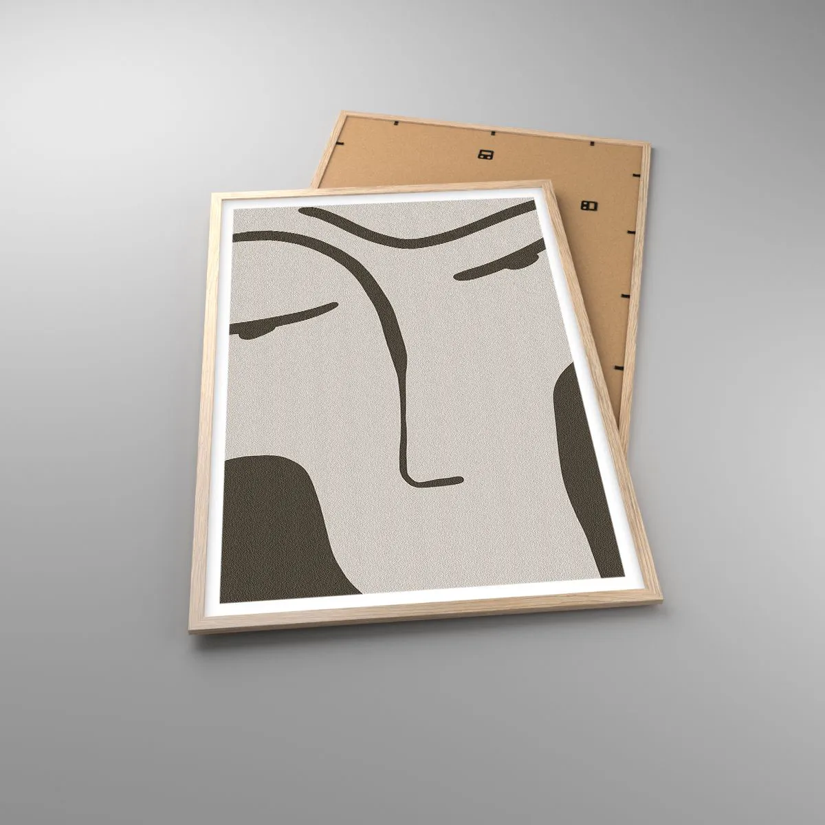 Poster în ramă de stejar deschis - Ca într-un tablou de Modigliani - 61x91 cm