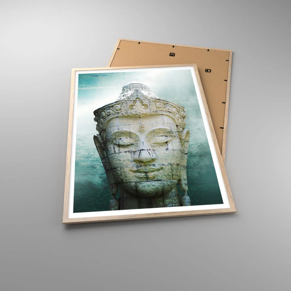 Poszter világos tölgy keretben - A fény kérése - 70x100 cm