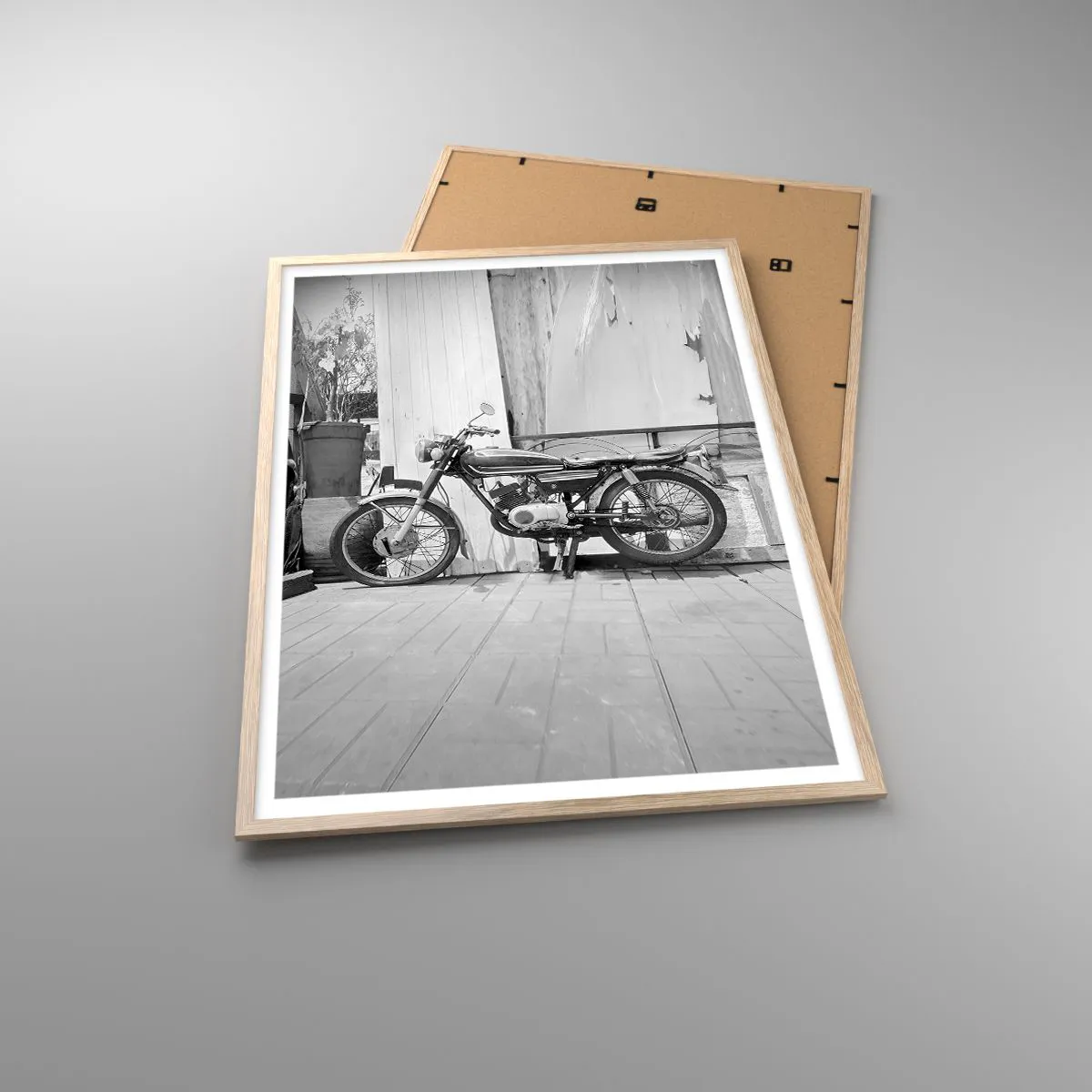 Affisch i ram av ljusek - Klassik framför allt - 70x100 cm