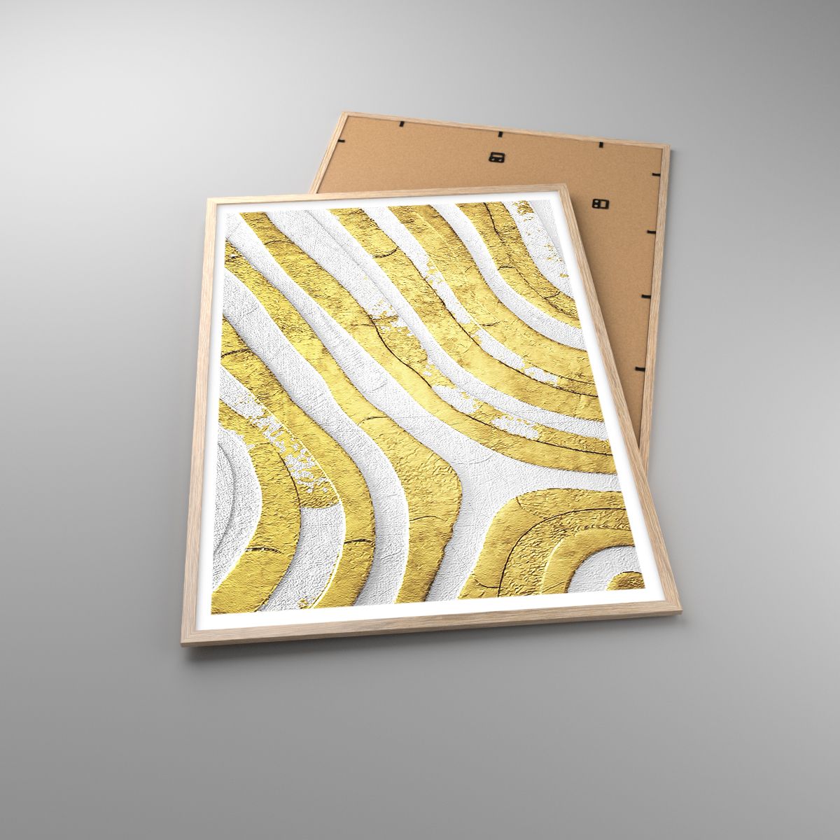 Plakat Abstraktion, Plakat Kunst, Plakat Guld, Plakat Struktur, Plakat Moderne mønster