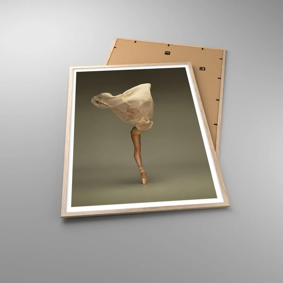 Affiche dans un chêne clair - Poster - Il va bientôt s'envoler - 70x100 cm