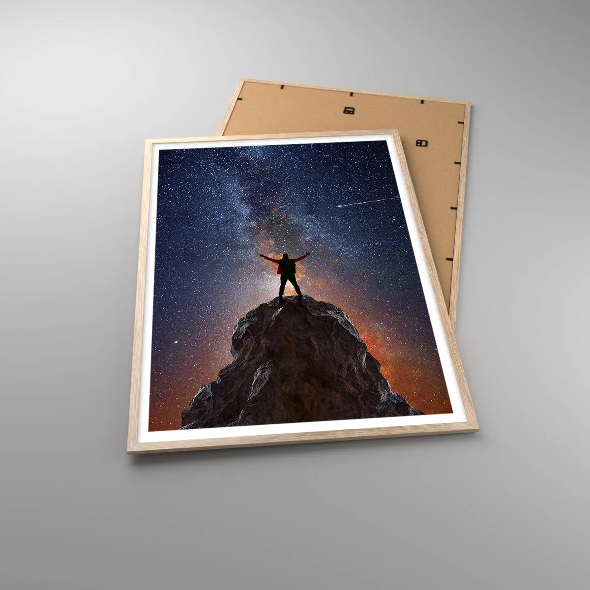 Poster în ramă de stejar deschis - Puterea este cu mine! - 70x100 cm