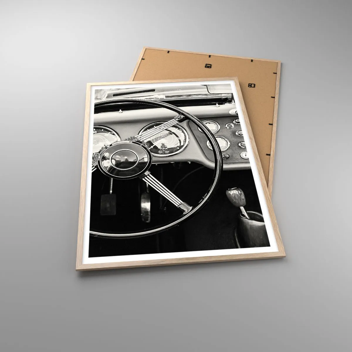 Poster in light oak frame - Collector's Dream - 70x100 cm