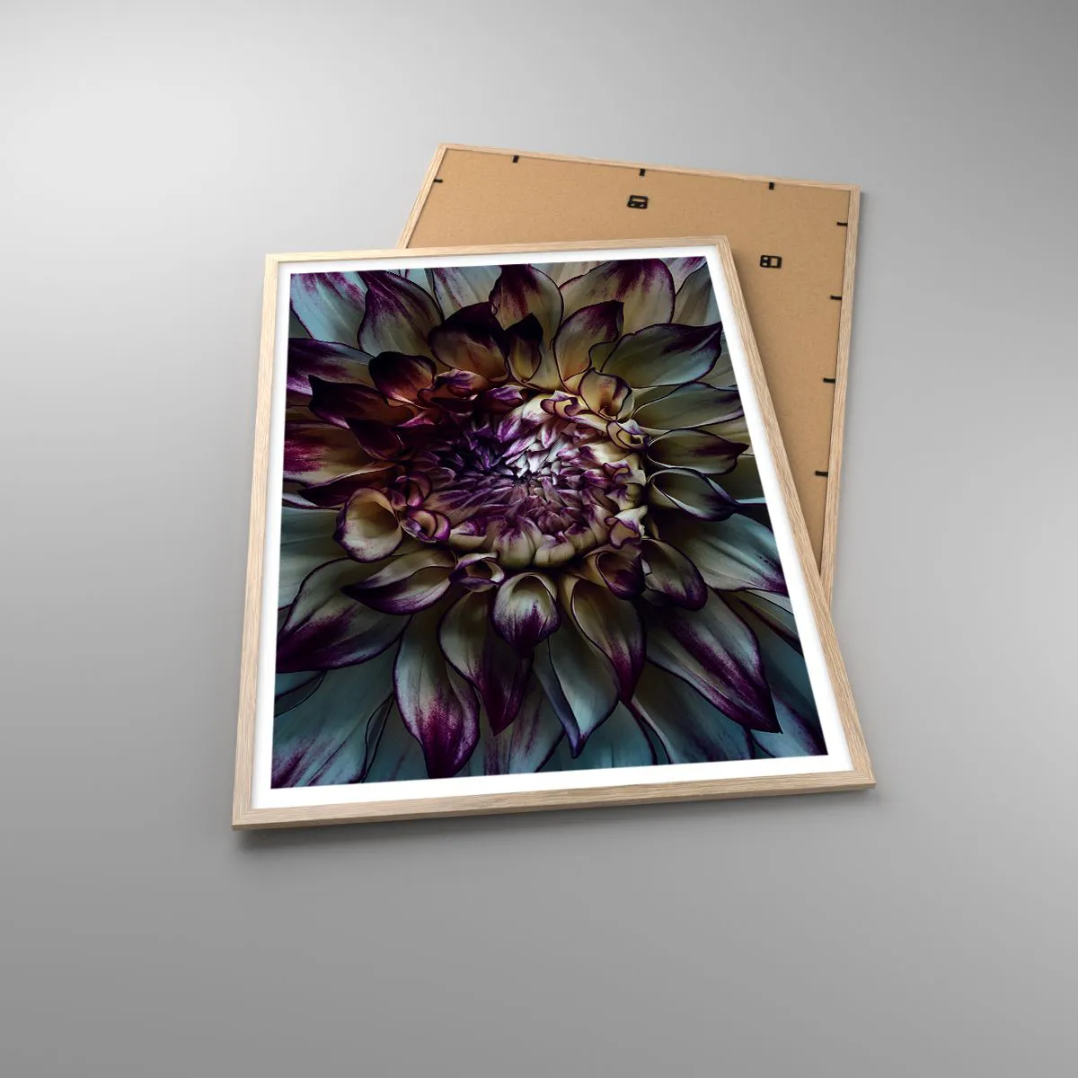 Pôster com moldura de carvalho claro - O florescimento da juventude - 70x100 cm