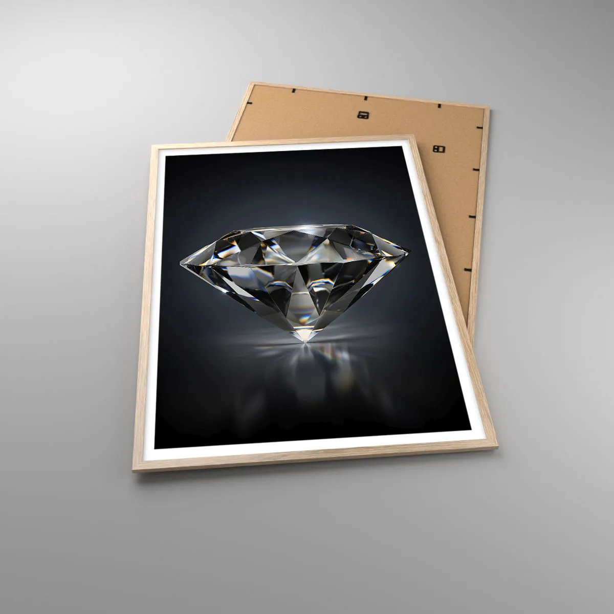 Plakát v rámu světlý dub - Best girls friend - 70x100 cm