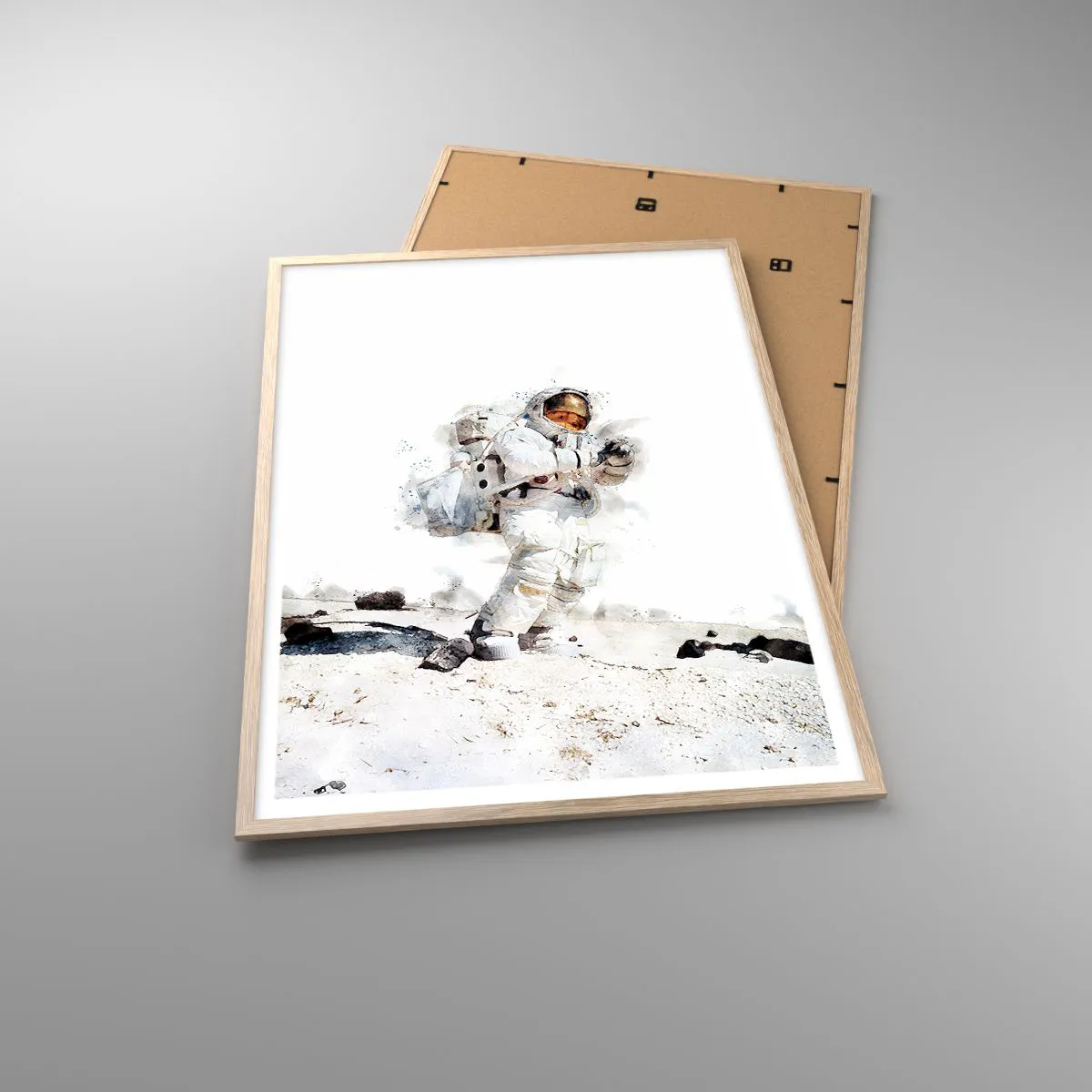 Plakát v rámu světlý dub - Posel Země - 70x100 cm