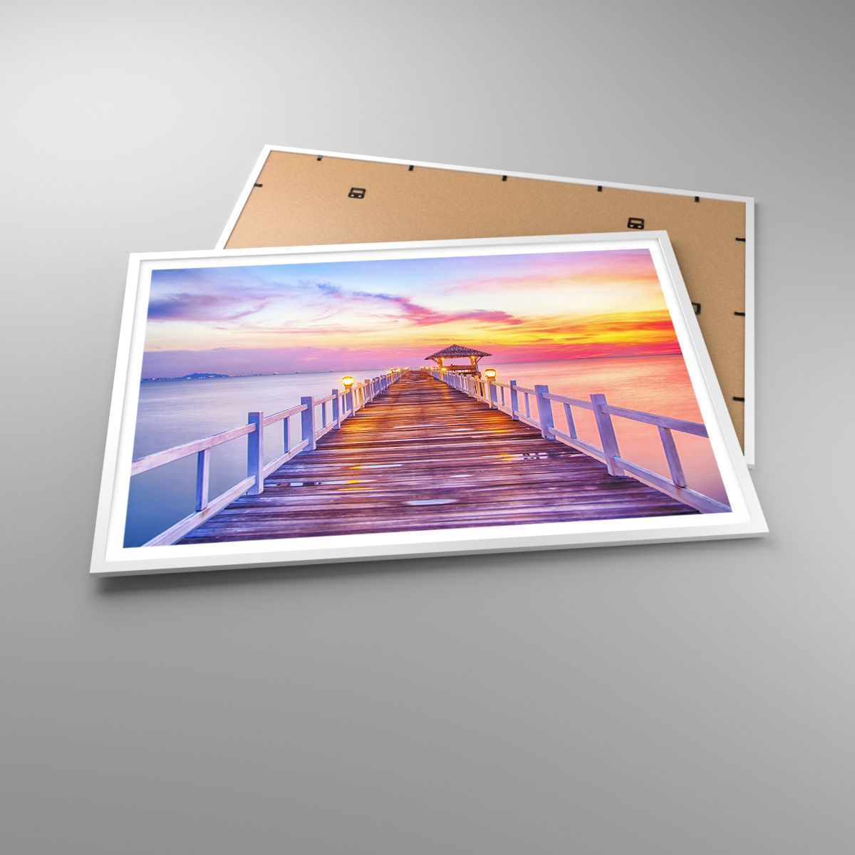 Poster Landschaft, Poster Meer, Poster Bucht, Poster Der Sonnenuntergang, Poster Horizont