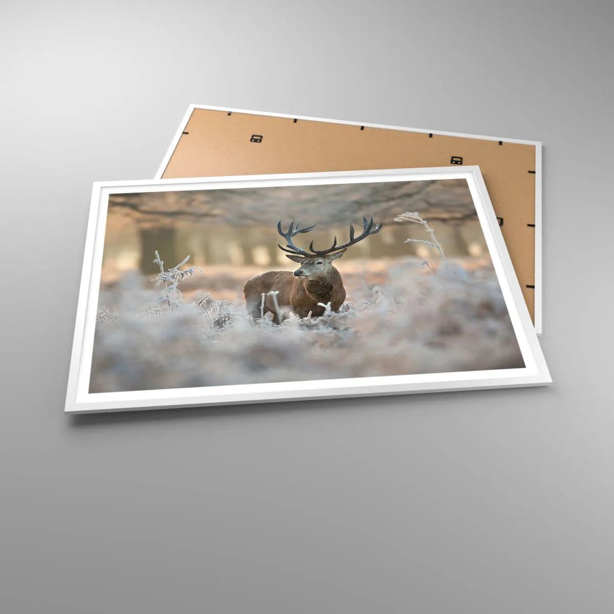 Poster in cornice bianca - Fresco mattino - 100x70 cm