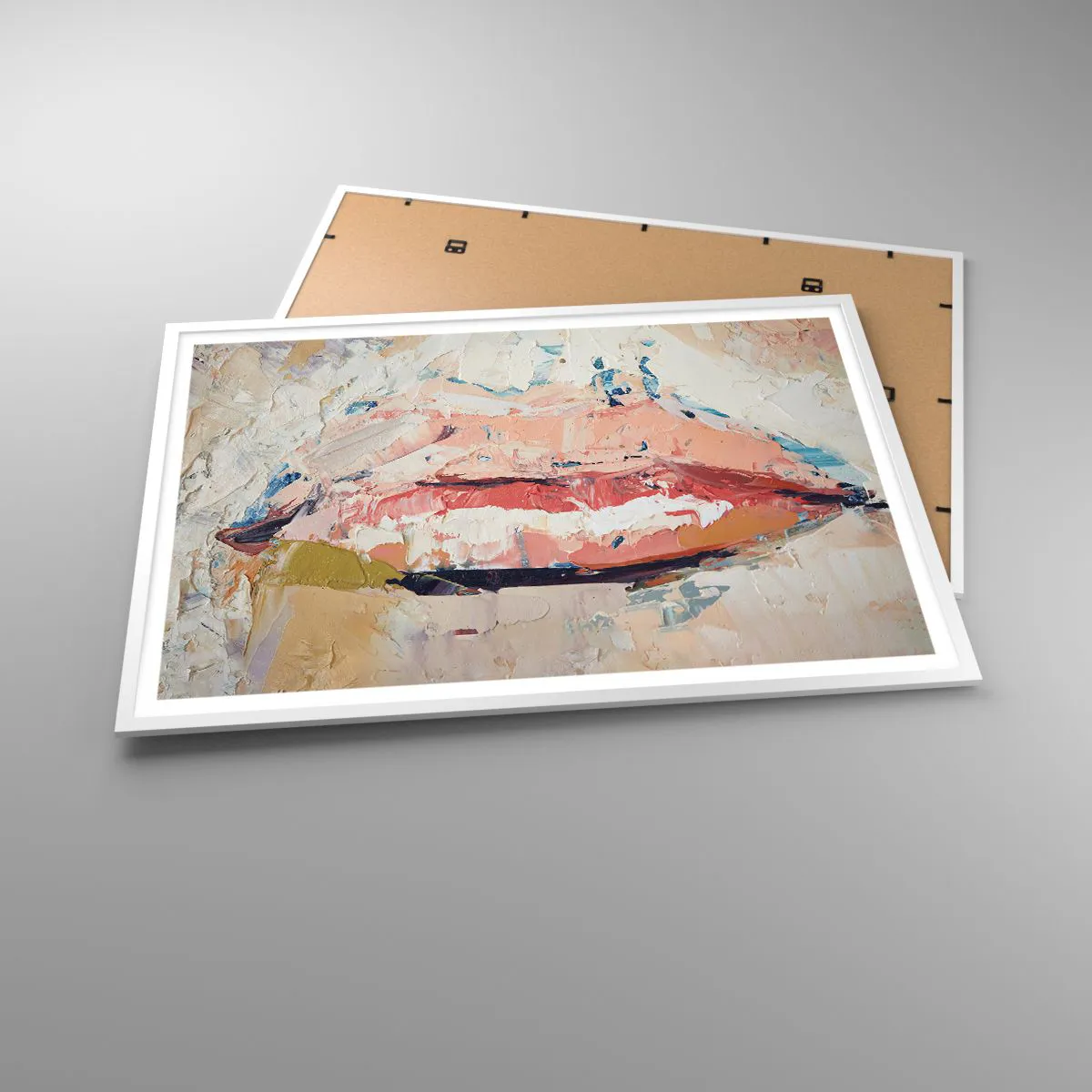 Affisch i vit ram - Väcker sinnen - 100x70 cm